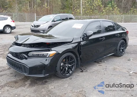 2025 Honda Civic Sport z USA, uszkodzony, nr VIN 2HGFE2F57SH587114